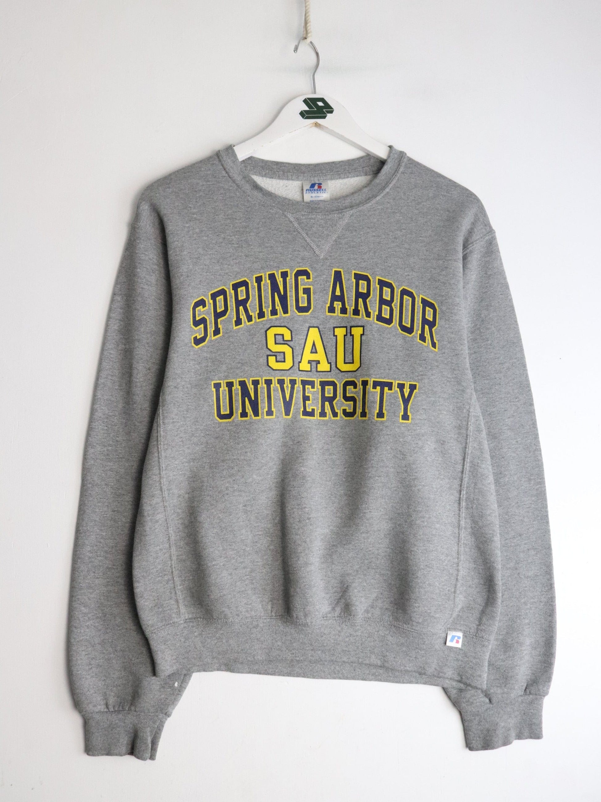 Spring Arbor University Sweatshirt Mens Small Grey from propervintagecanada
