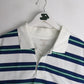 St. John's Bay Polo Shirt Mens XL White Striped from propervintagecanada