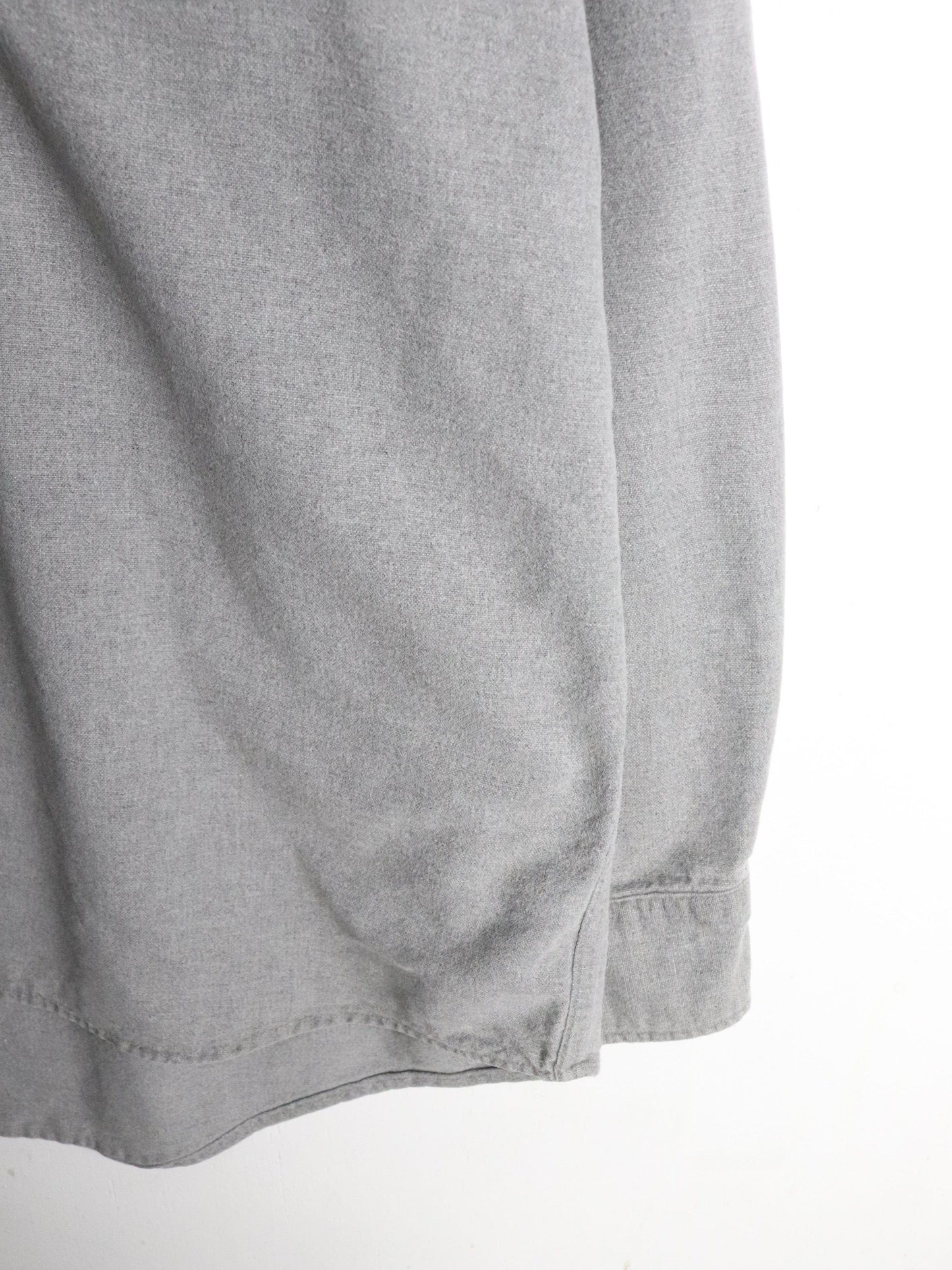 St. John's Bay Shirt Mens Tall Large Grey Button Up from propervintagecanada