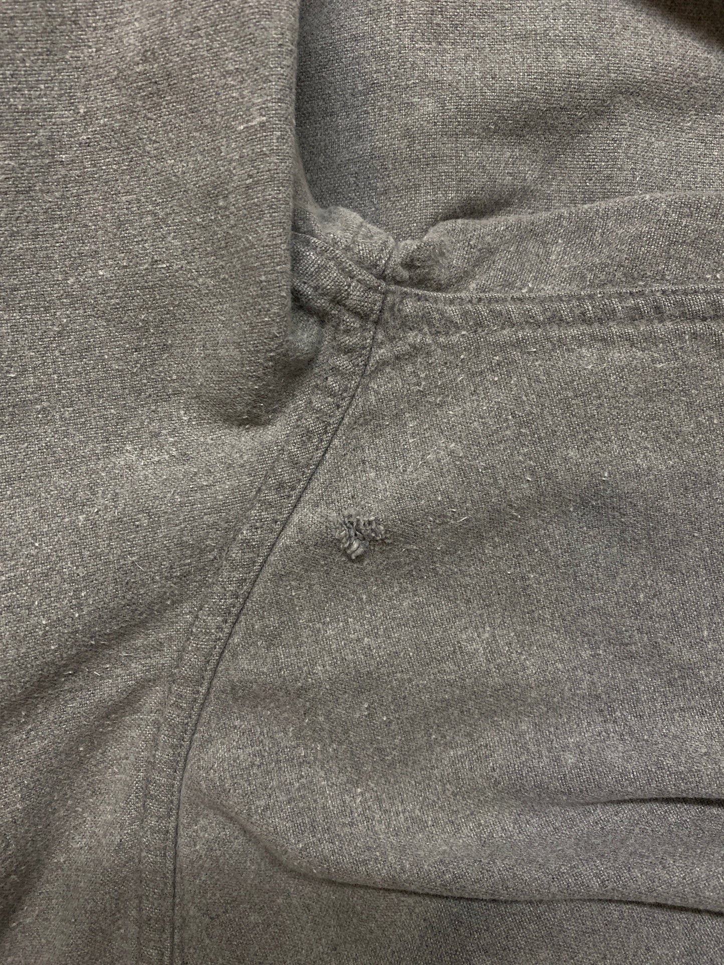 St. John's Bay Shirt Mens Tall Large Grey Button Up from propervintagecanada