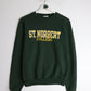 St. Norbert College Sweatshirt Mens XS Green Champion from propervintagecanada