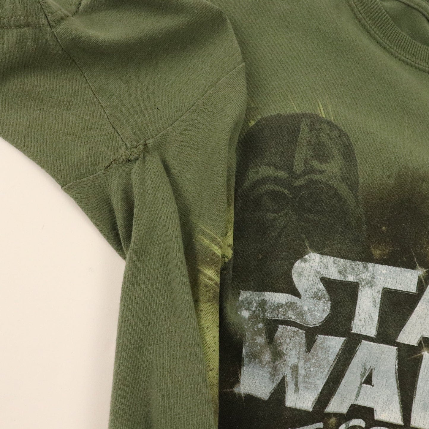Star Wars In Concert T Shirt Mens Medium Green 2010 Tour TV Show Movie Double Sided