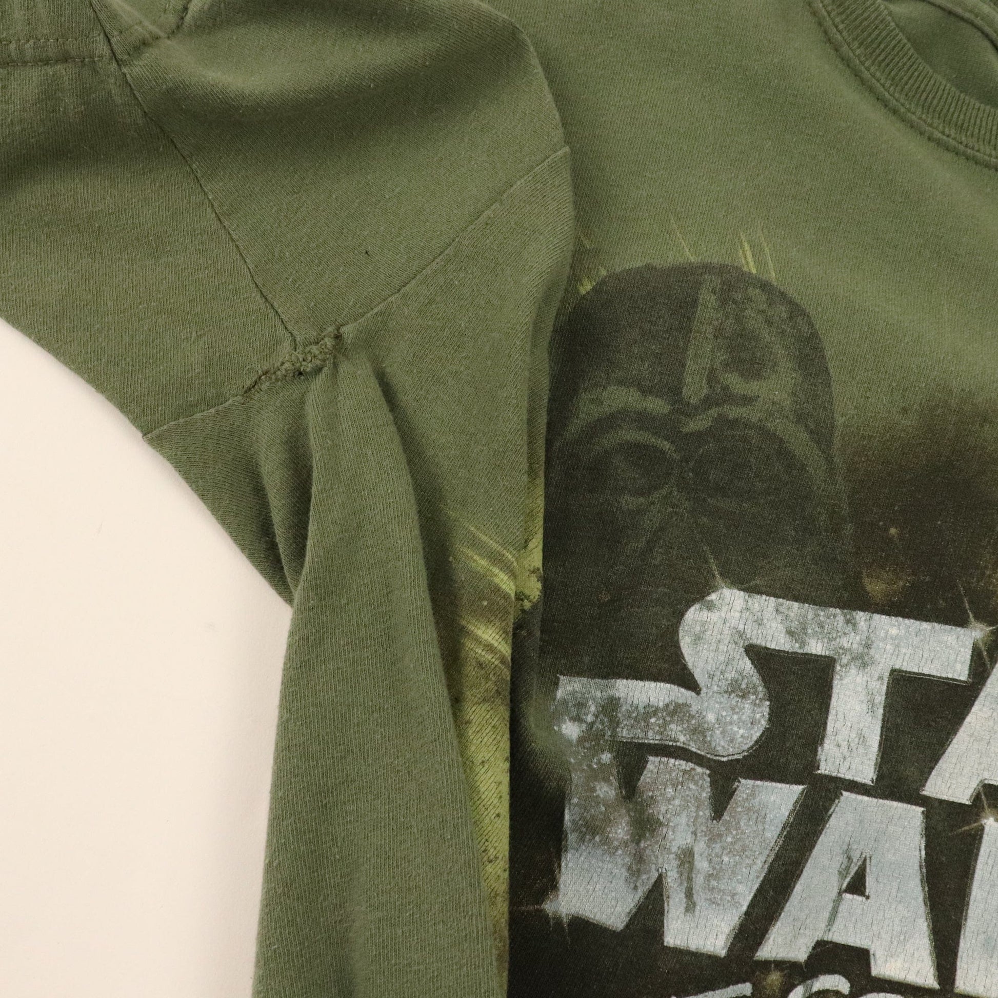 Star Wars In Concert T Shirt Mens Medium Green 2010 Tour TV Show Movie Double Sided