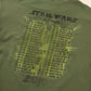 Star Wars In Concert T Shirt Mens Medium Green 2010 Tour TV Show Movie Double Sided