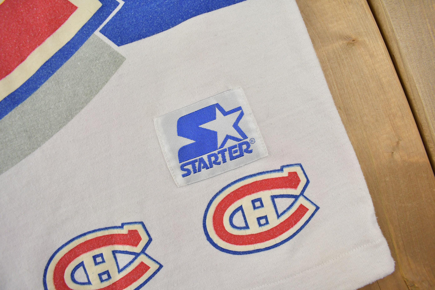 Starter Clothing > Gender Neutral Adult Clothing > Hoodies & Sweatshirts > Sweatshirts Vintage 1980s Montreal Canadiens NHL Starter Sweatshirt Men's Medium