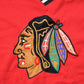Starter Clothing > Gender Neutral Adult Clothing > Hoodies & Sweatshirts > Sweatshirts Vintage 1980s Starter Chicago Blackhawks NHL Jersey Sweatshirt Men's Small