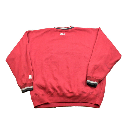 Starter Clothing > Gender Neutral Adult Clothing > Hoodies & Sweatshirts > Sweatshirts Vintage 1990s Starter San Francisco 49ers Crewneck Sweatshirt Men's XL