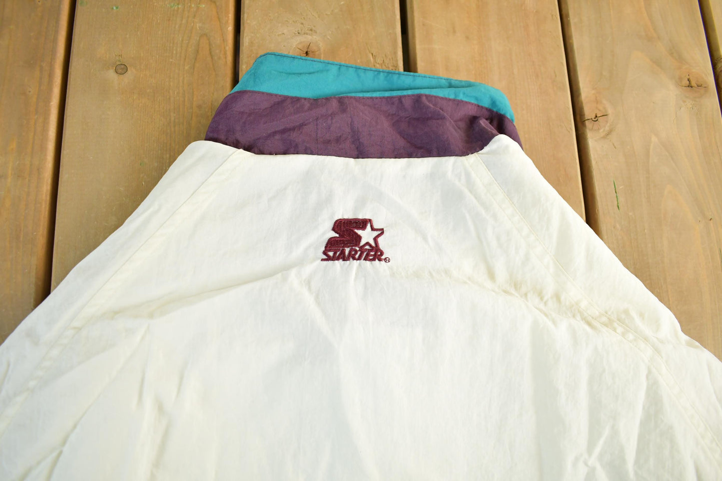 Starter Clothing > Gender Neutral Adult Clothing > Jackets & Coats Vintage 1990s Anaheim Mighty Ducks NHL Starter Anorak Windbreaker Jacket Men's XL