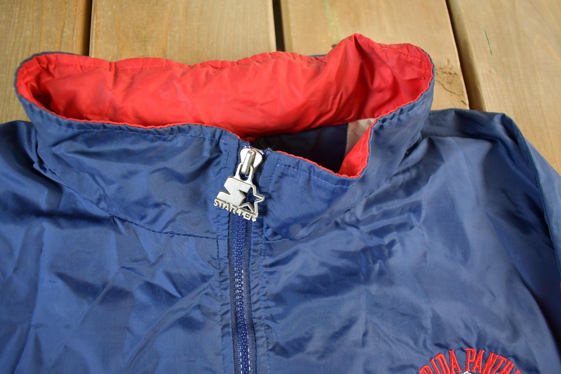 Starter Clothing > Gender Neutral Adult Clothing > Jackets & Coats Vintage 1990s Florida Panthers NHL Starter Full Zip Windbreaker Jacket Men's XL