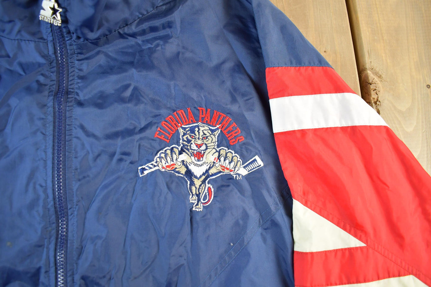Starter Clothing > Gender Neutral Adult Clothing > Jackets & Coats Vintage 1990s Florida Panthers NHL Starter Full Zip Windbreaker Jacket Men's XL