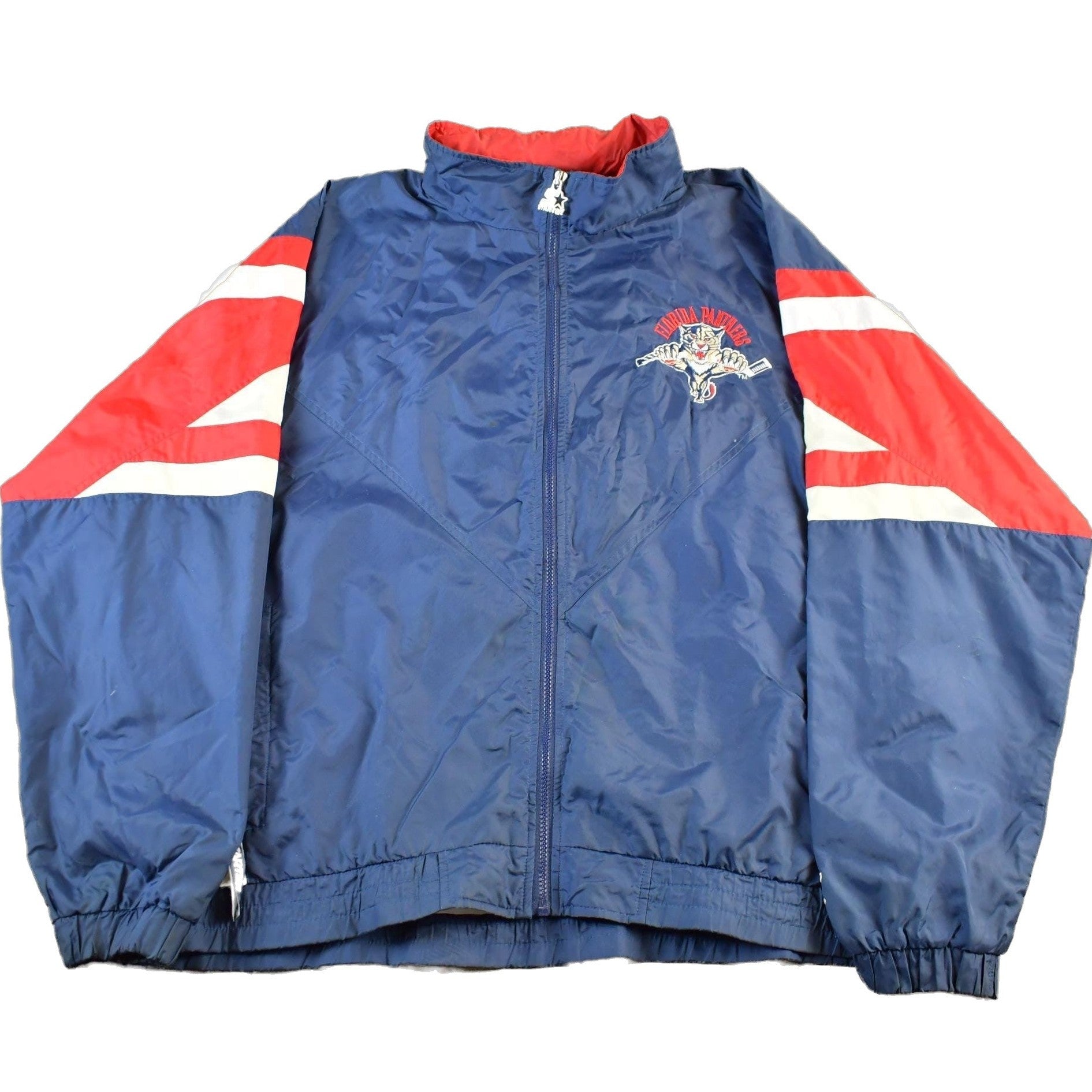 Starter Clothing > Gender Neutral Adult Clothing > Jackets & Coats Vintage 1990s Florida Panthers NHL Starter Full Zip Windbreaker Jacket Men's XL