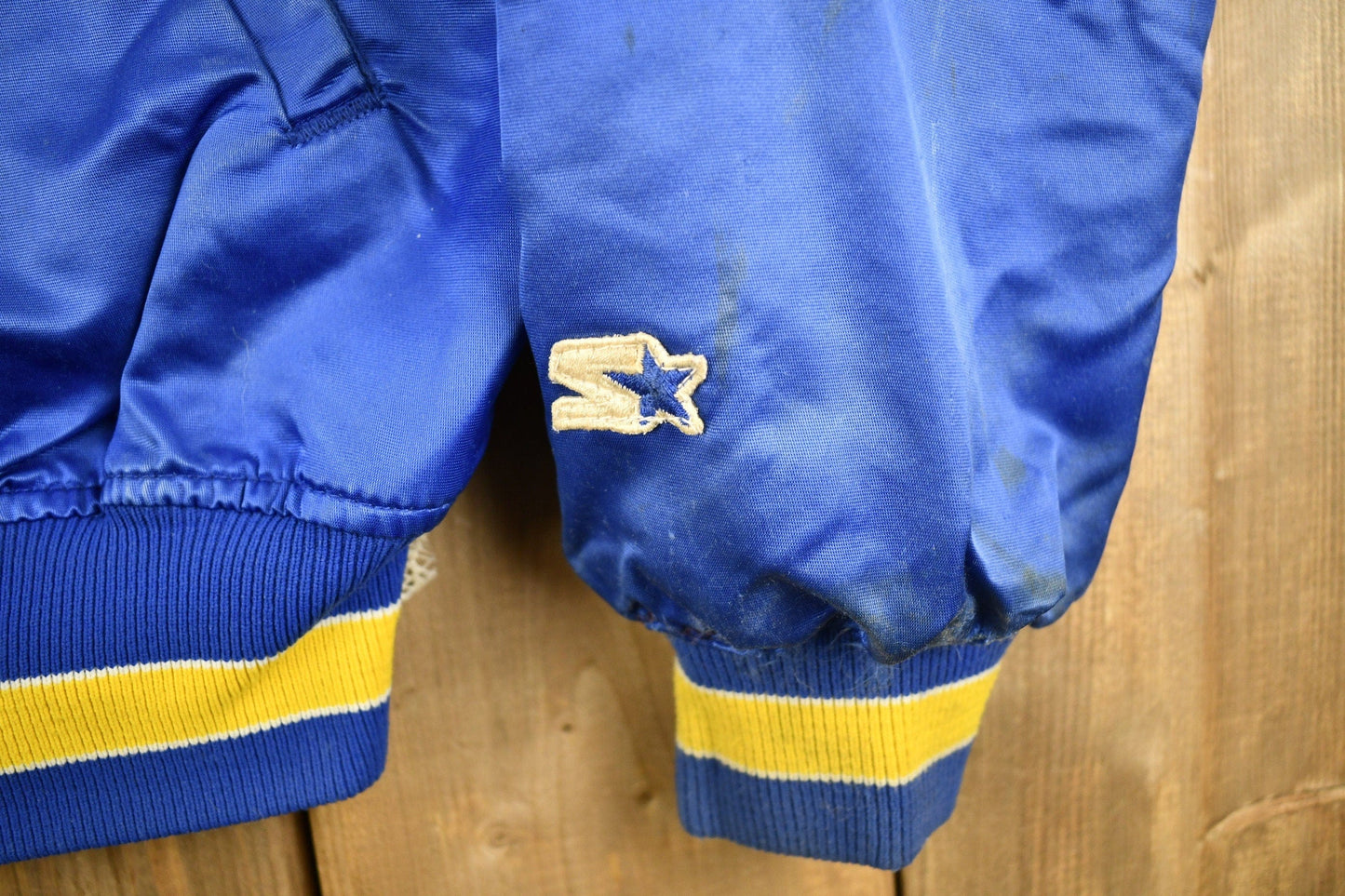 Starter Clothing > Gender Neutral Adult Clothing > Jackets & Coats Vintage 1990s Milwaukee Brewers MLB Starter Diamond Collection Satin Bomber Jacket Men's Large