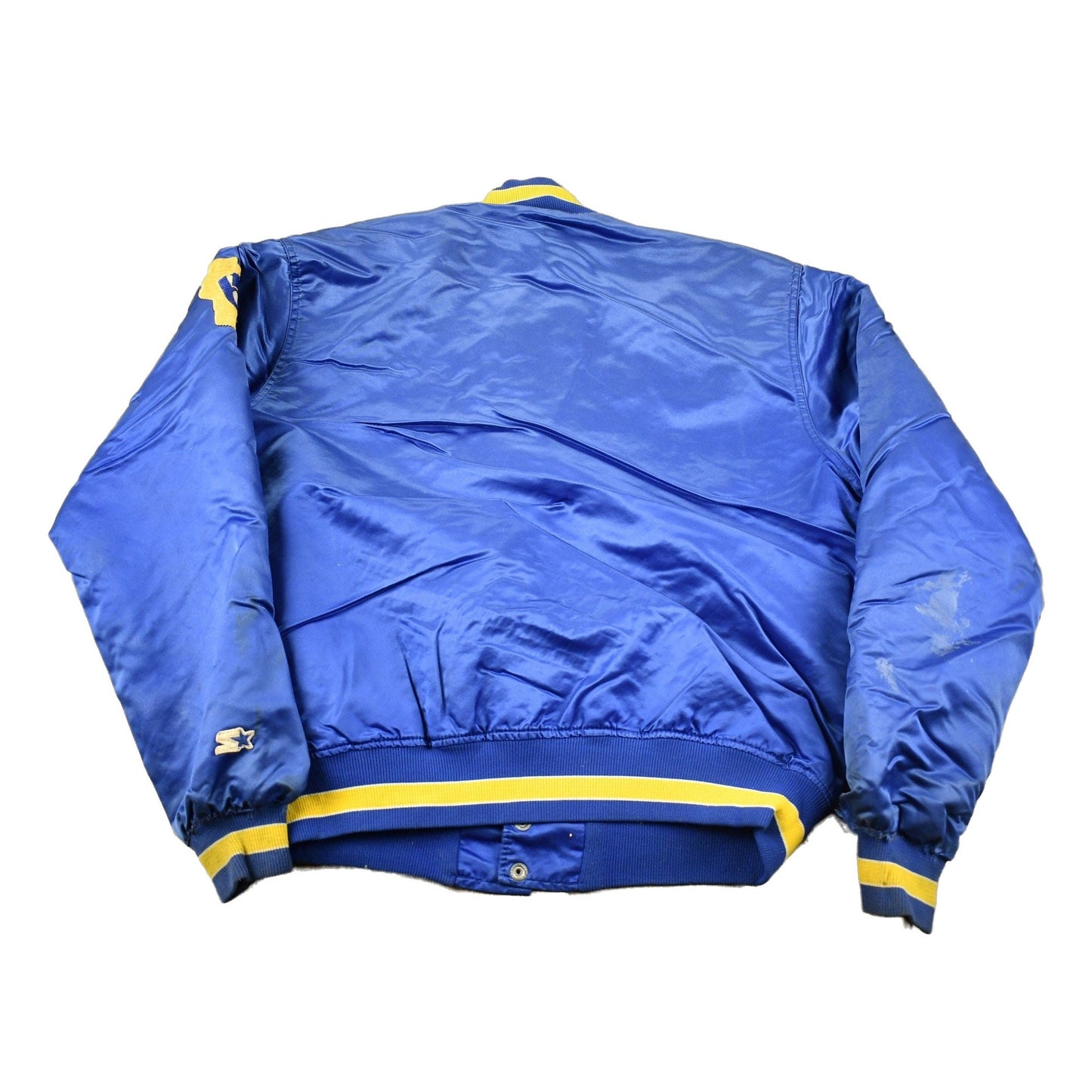Starter Clothing > Gender Neutral Adult Clothing > Jackets & Coats Vintage 1990s Milwaukee Brewers MLB Starter Diamond Collection Satin Bomber Jacket Men's Large