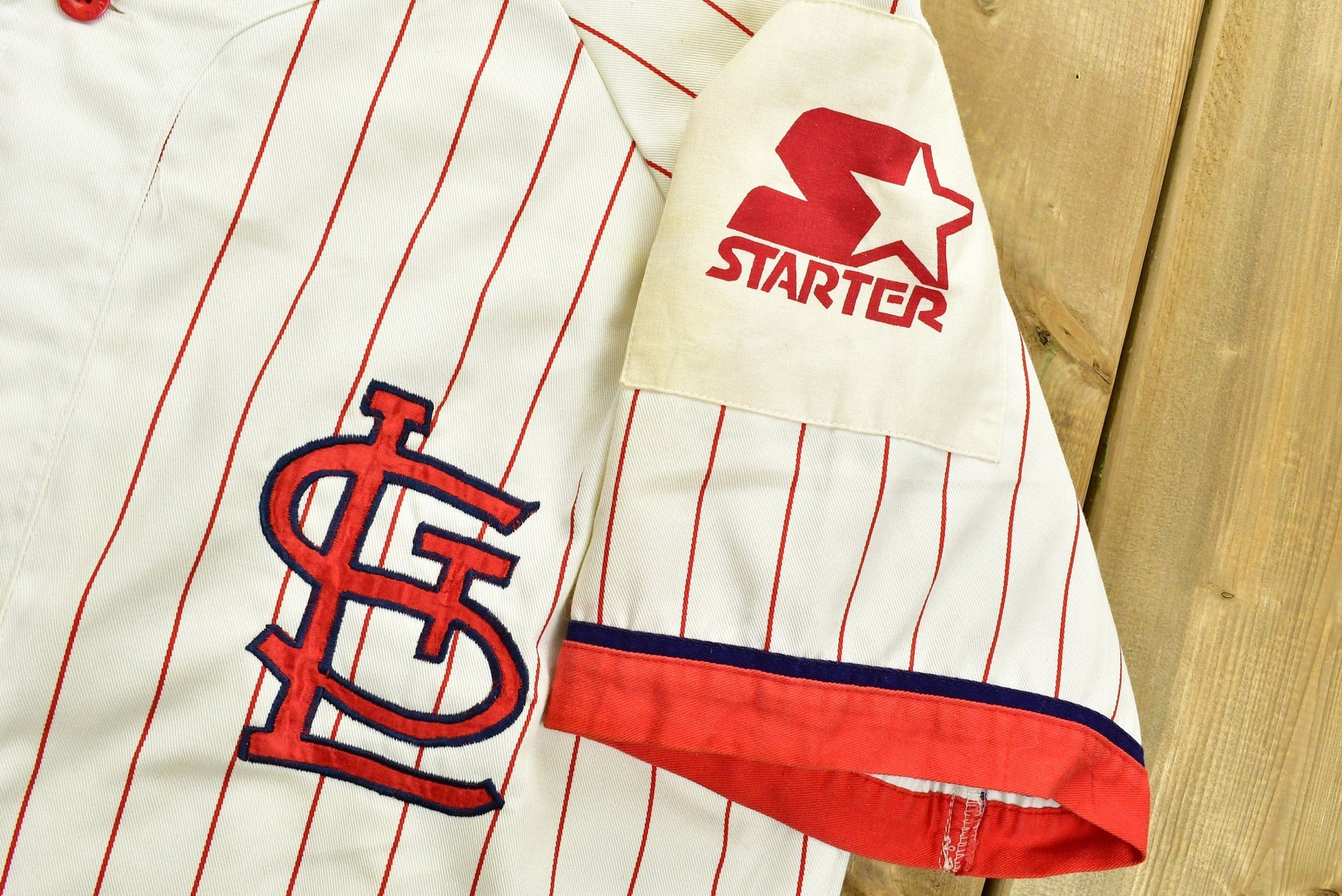 Starter Clothing > Men's Clothing > Sports & Fitness Vintage 1980's St Louis Cardinals Starter Baseball Jersey Sportswear Men's Large