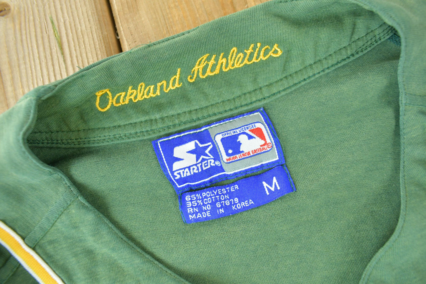 Starter Clothing > Men's Clothing > Sports & Fitness Vintage 1990s Oakland Athletics MLB Baseball Starter Jersey Men's M