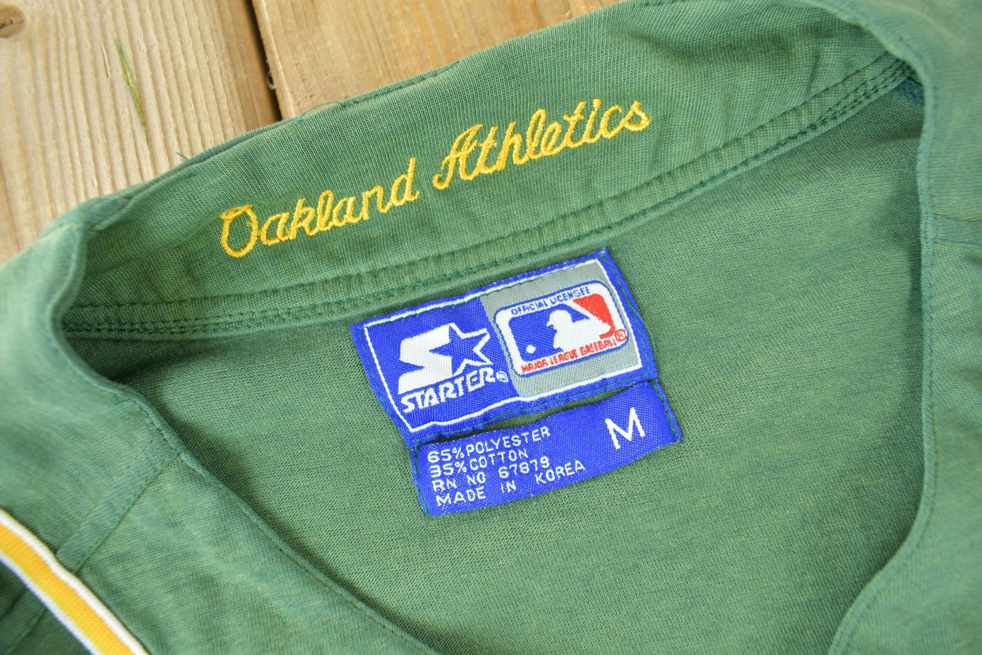 Starter Clothing > Men's Clothing > Sports & Fitness Vintage 1990s Oakland Athletics MLB Baseball Starter Jersey Men's M