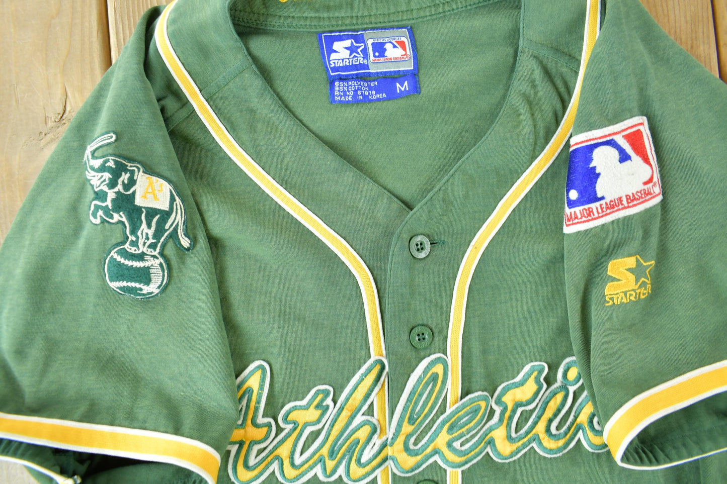 Starter Clothing > Men's Clothing > Sports & Fitness Vintage 1990s Oakland Athletics MLB Baseball Starter Jersey Men's M