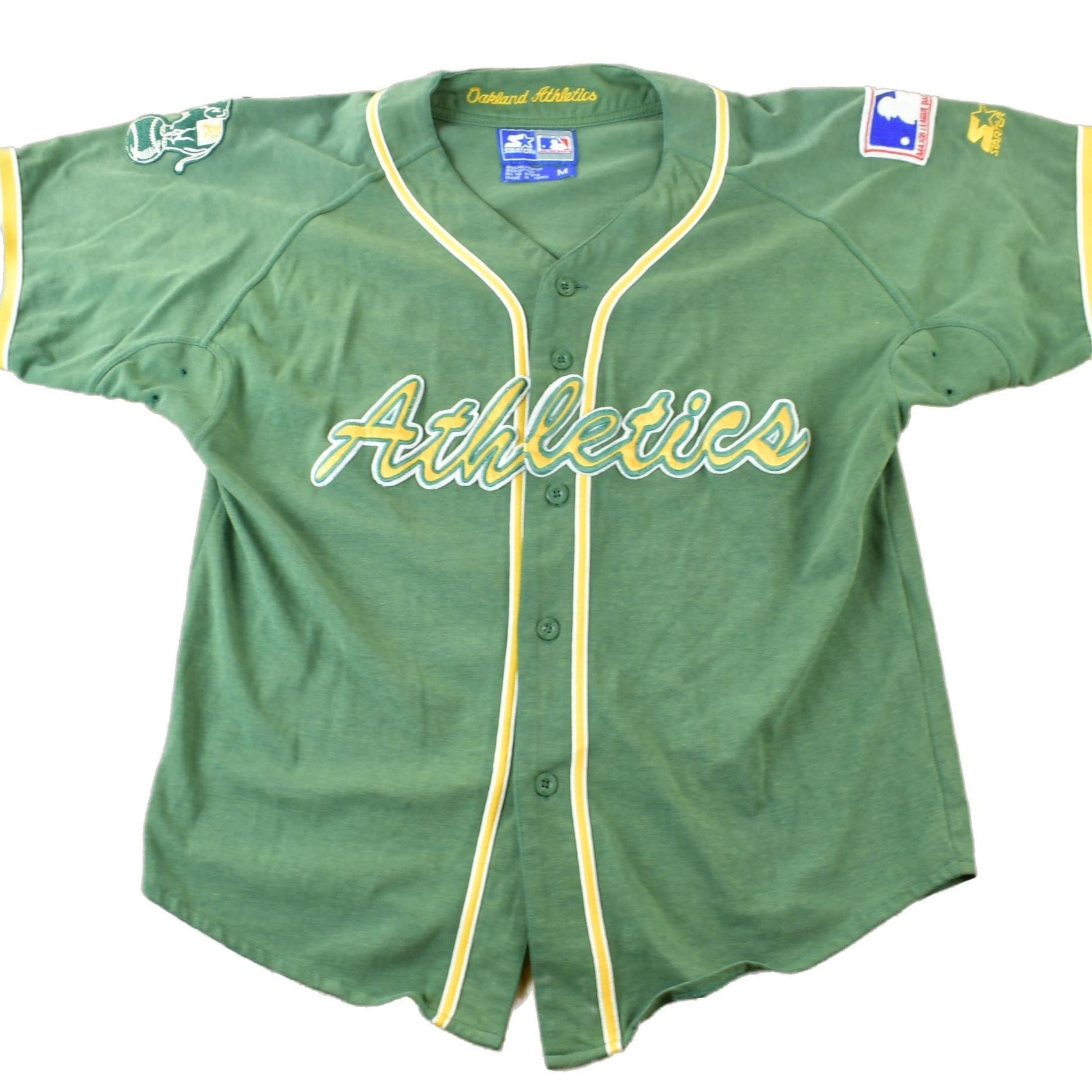 Starter Clothing > Men's Clothing > Sports & Fitness Vintage 1990s Oakland Athletics MLB Baseball Starter Jersey Men's M