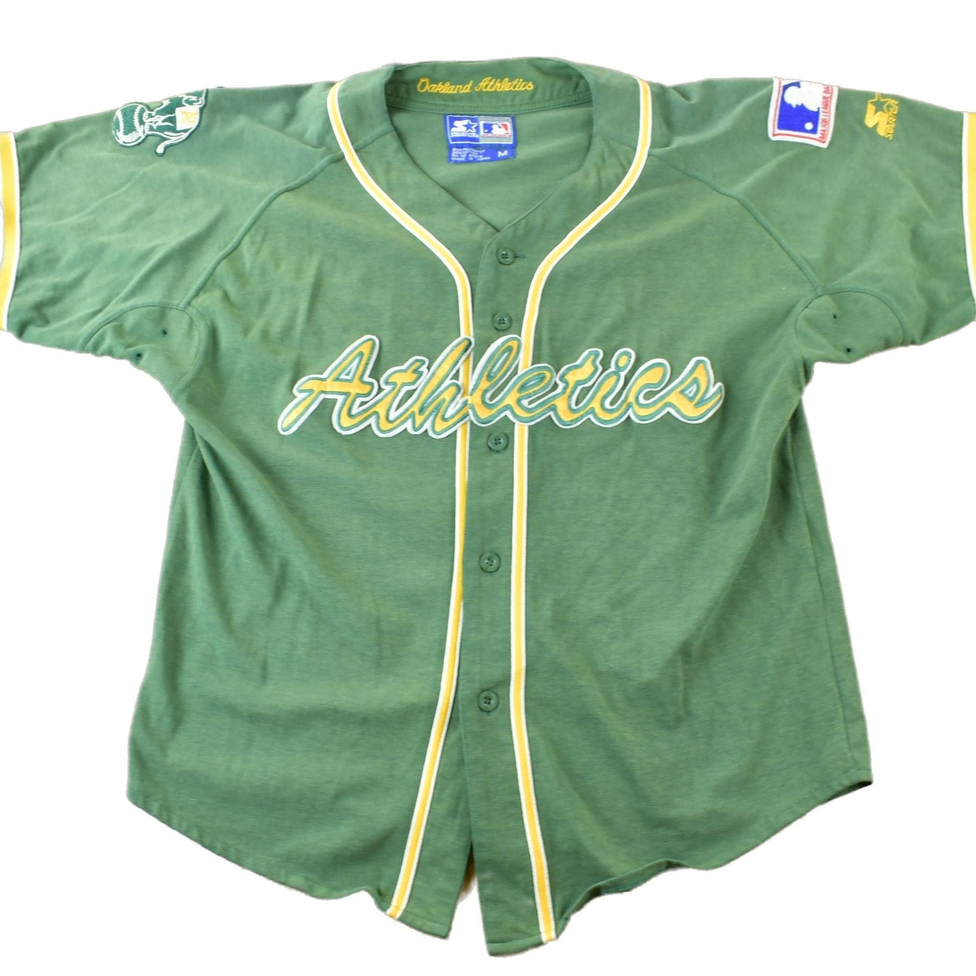 Starter Clothing > Men's Clothing > Sports & Fitness Vintage 1990s Oakland Athletics MLB Baseball Starter Jersey Men's M