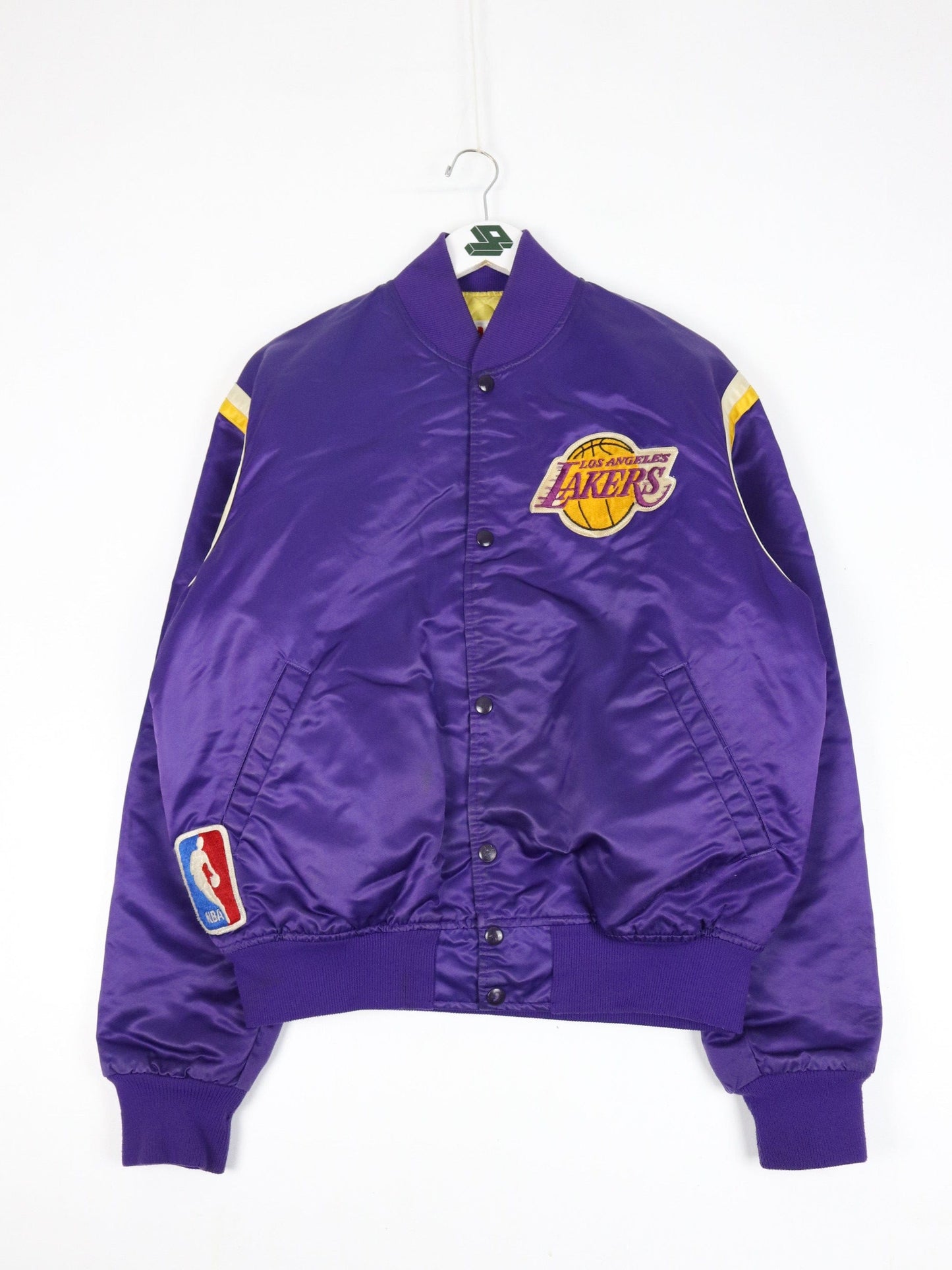 Starter Jackets & Coats Vintage Los Angeles Lakers Jacket Mens Large Purple Satin NAB Coat