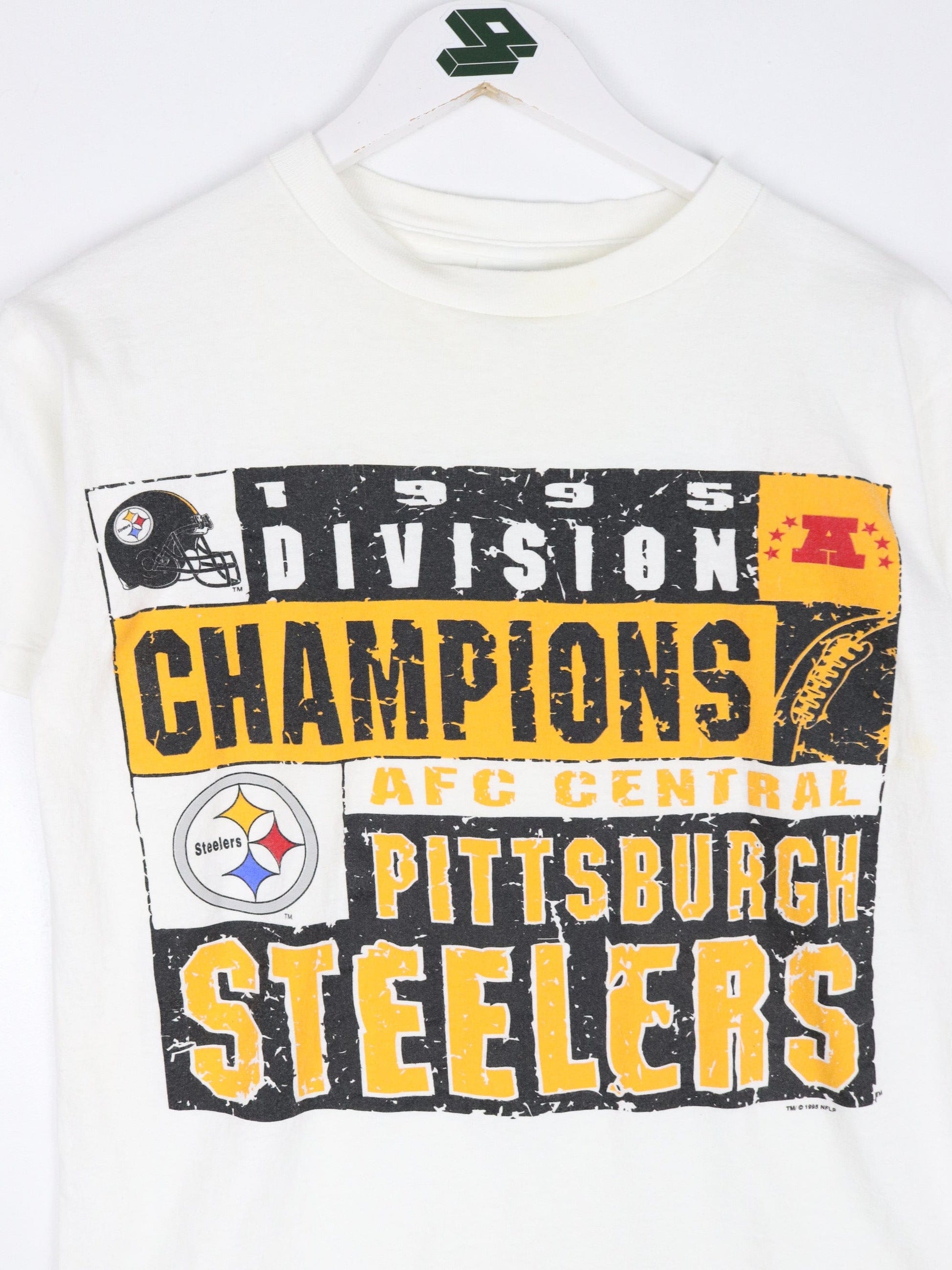 Starter T-Shirts & Tank Tops Vintage Pittsburgh Steelers T Shirt Youth Large White NFL Football Starter