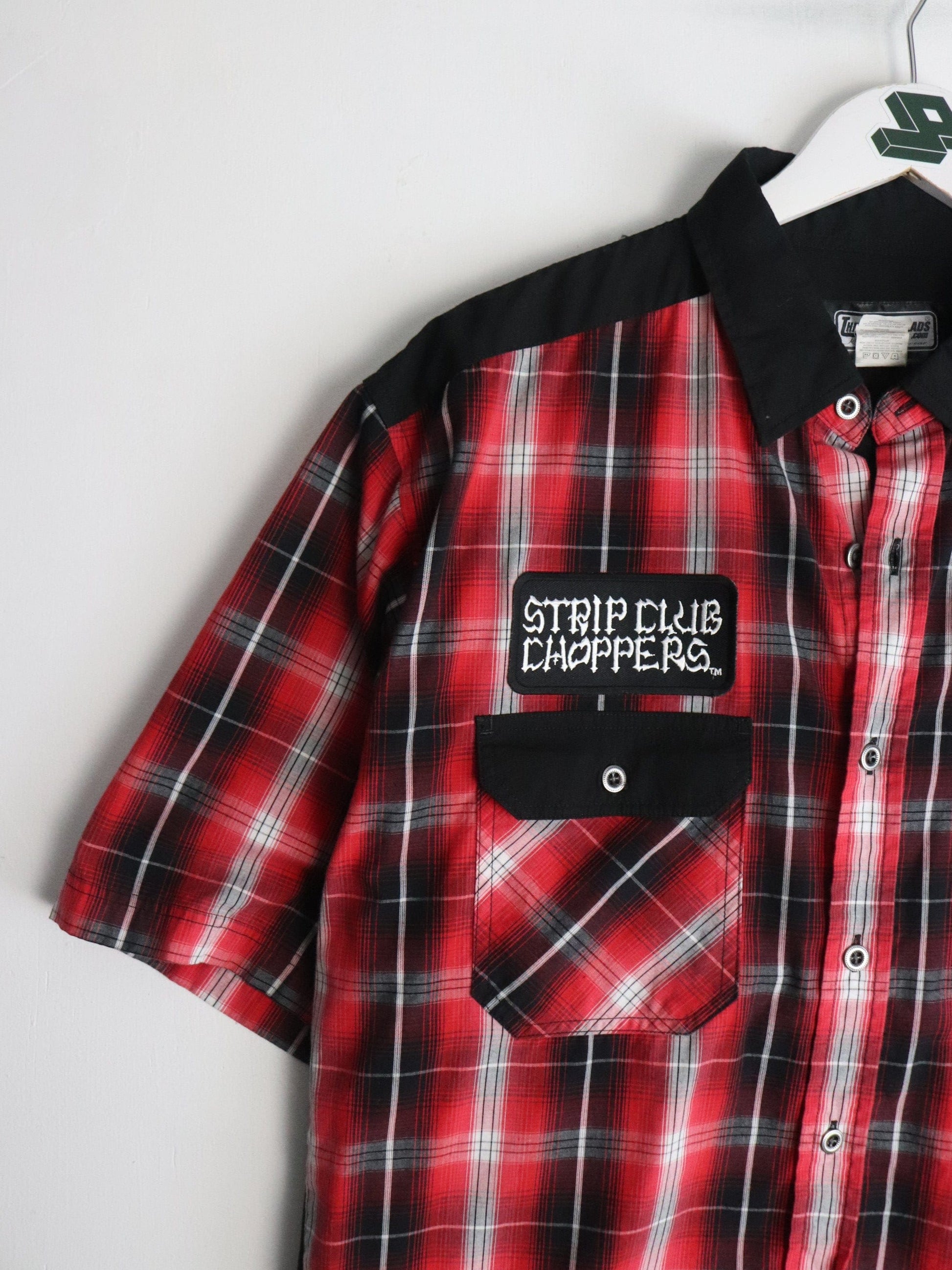 Strip Club Choppers Shirt Mens XL Red