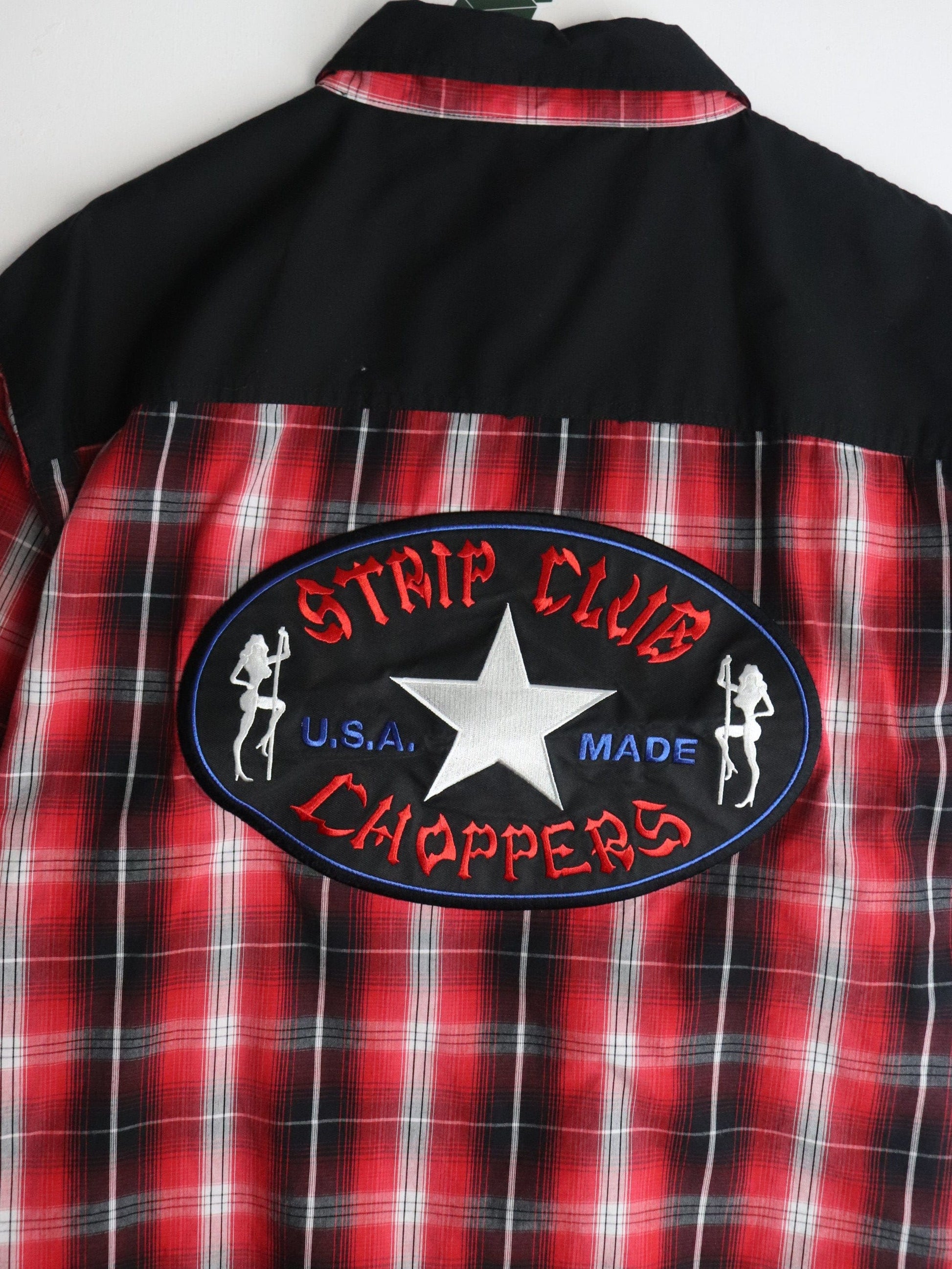 Strip Club Choppers Shirt Mens XL Red