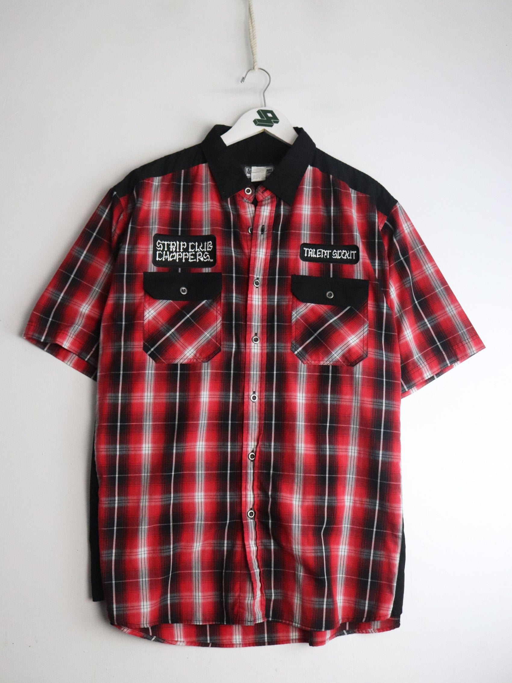 Strip Club Choppers Shirt Mens XL Red from propervintagecanada