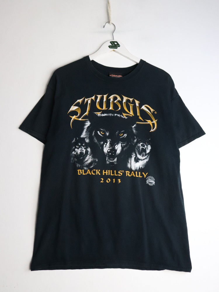 Sturgis Black Hills Rally T Shirt Mens Large Black from propervintagecanada