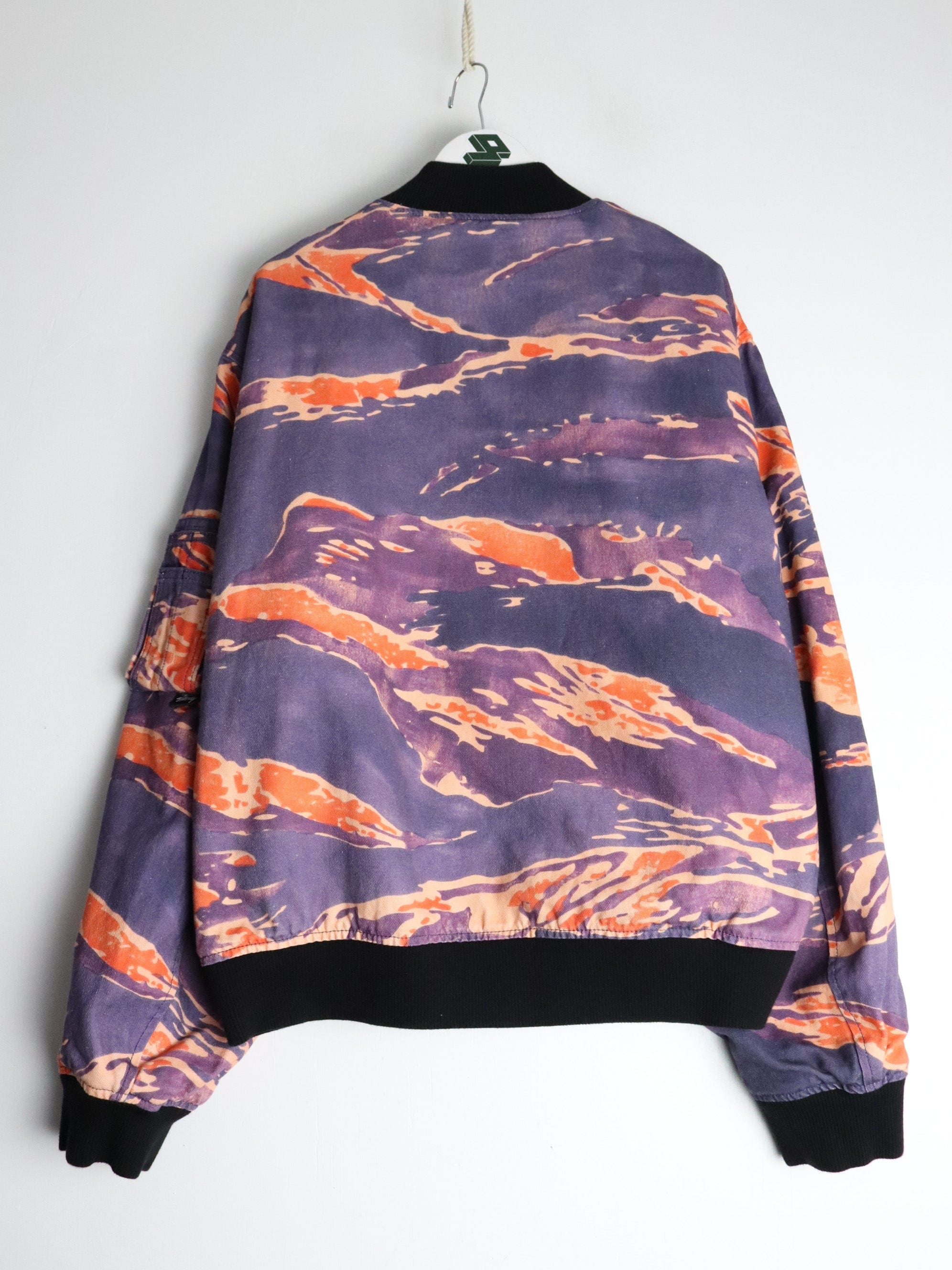 STUSSY TIRGIS CANVAS BOMBER JACKET