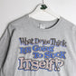 Suck Itself T Shirt Mens XL Grey Funny from propervintagecanada