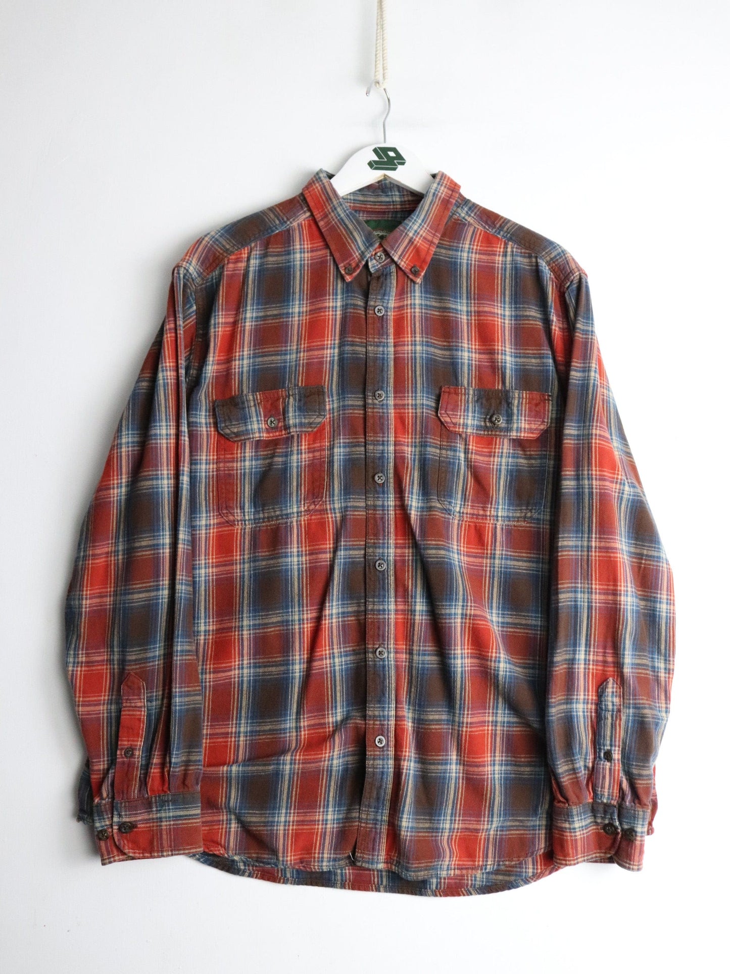 Survivor Supply Co Shirt Mens XL Red Plaid Flannel from propervintagecanada