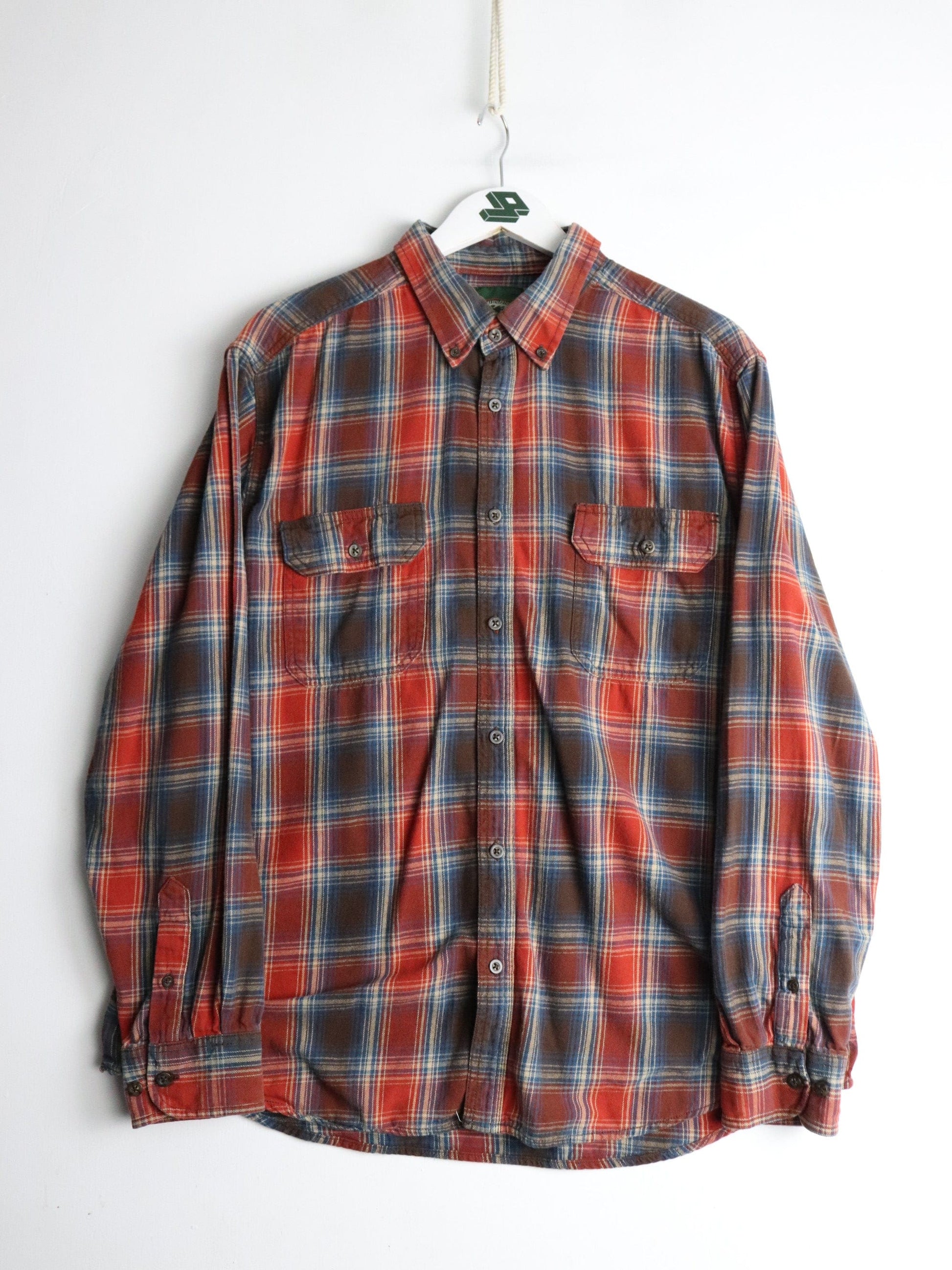 Survivor Supply Co Shirt Mens XL Red Plaid Flannel from propervintagecanada