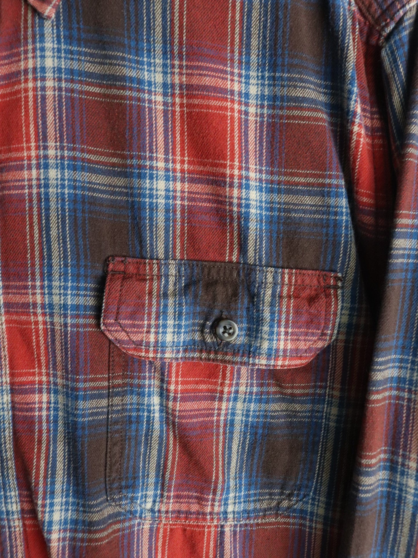 Survivor Supply Co Shirt Mens XL Red Plaid Flannel from propervintagecanada