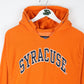 Syracuse Orange Sweatshirt Mens Medium Black Steve & Barry's College Hoodie