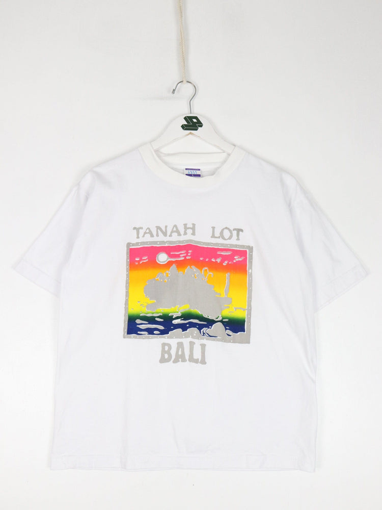 Tanah Lot Bali T Shirt Youth Large White Vacation Travel from propervintagecanada