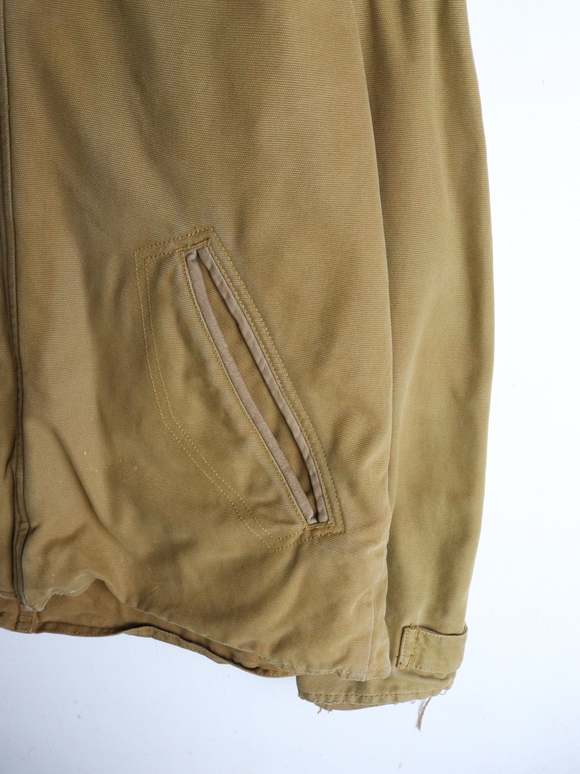Territory Jeans Jacket Mens Large Brown from propervintagecanada