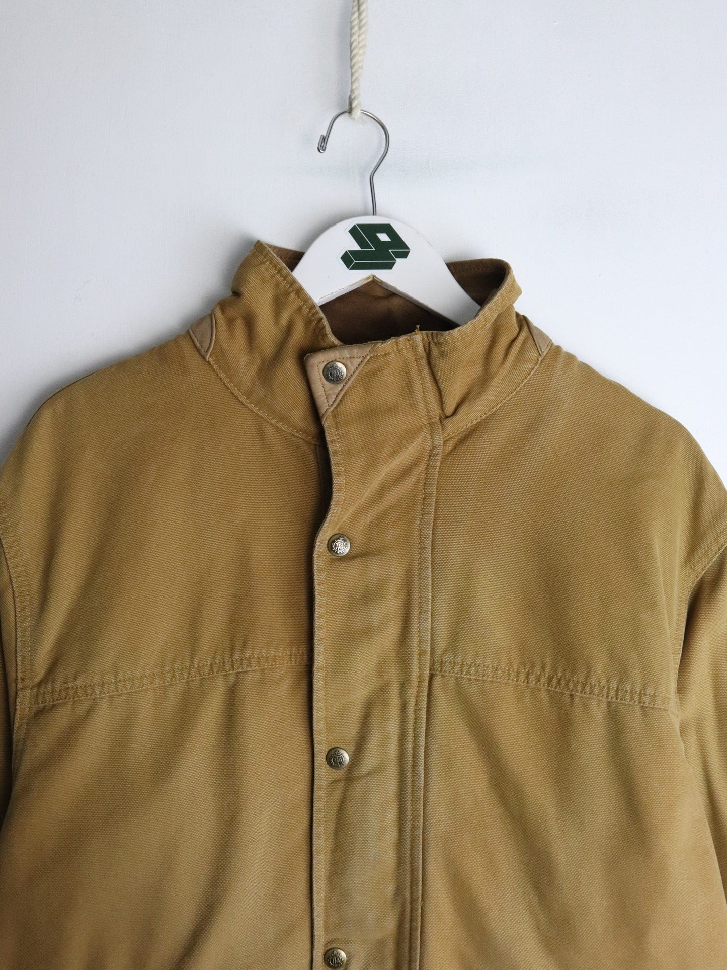 Territory Jeans Jacket Mens Large Brown from propervintagecanada