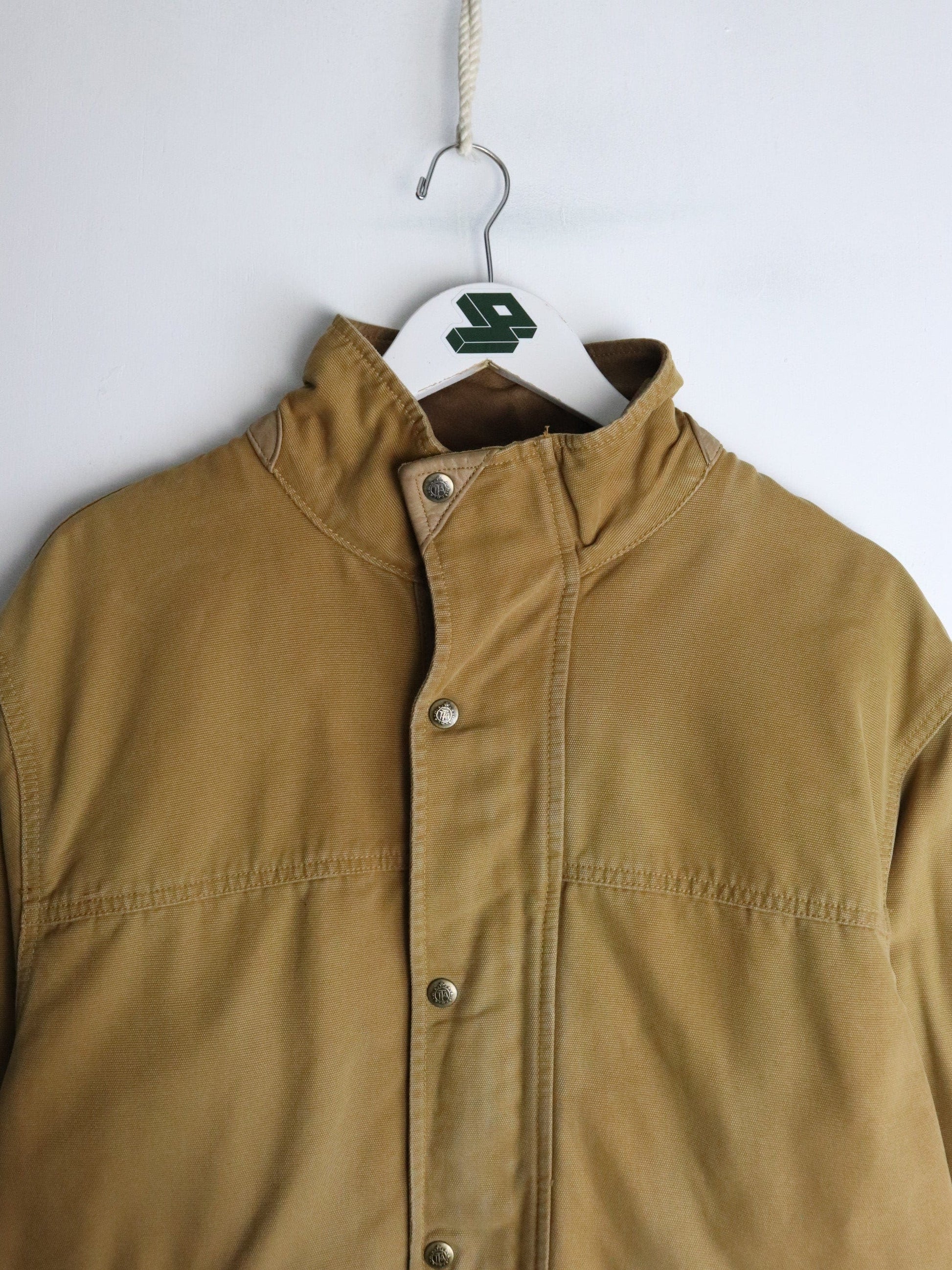Territory Jeans Jacket Mens Large Brown from propervintagecanada