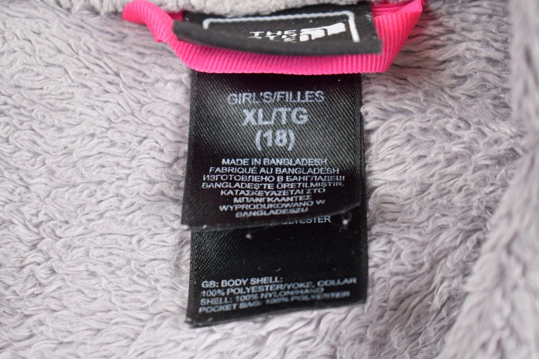 The North Face Clothing > Gender Neutral Adult Clothing > Hoodies & Sweatshirts > Sweatshirts Vintage 1990s North Face Fleece Zip Up Sweater Youth XL
