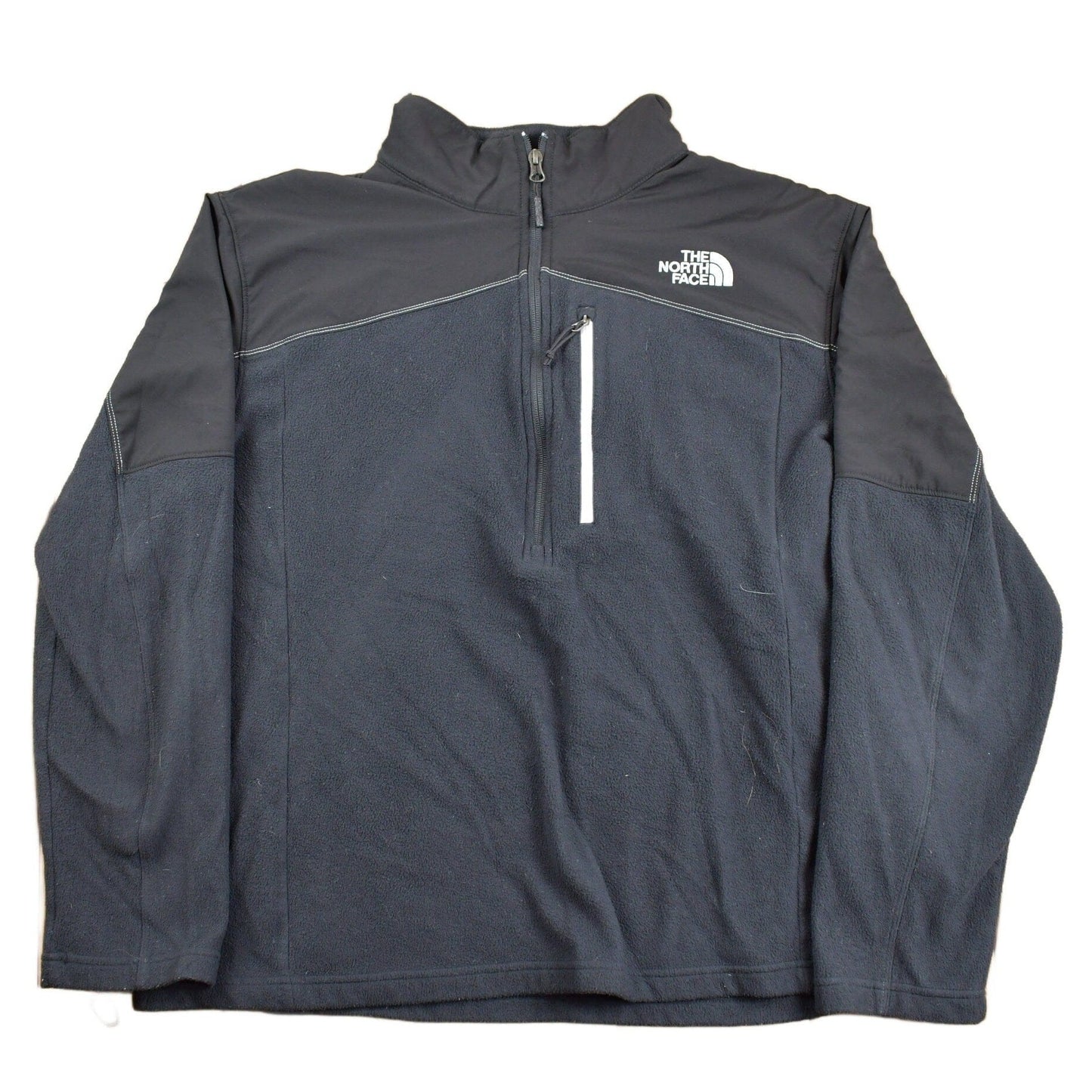 The North Face Clothing > Gender Neutral Adult Clothing > Hoodies & Sweatshirts > Sweatshirts Vintage 1990s North Face Half Zip Sweater Men's XL