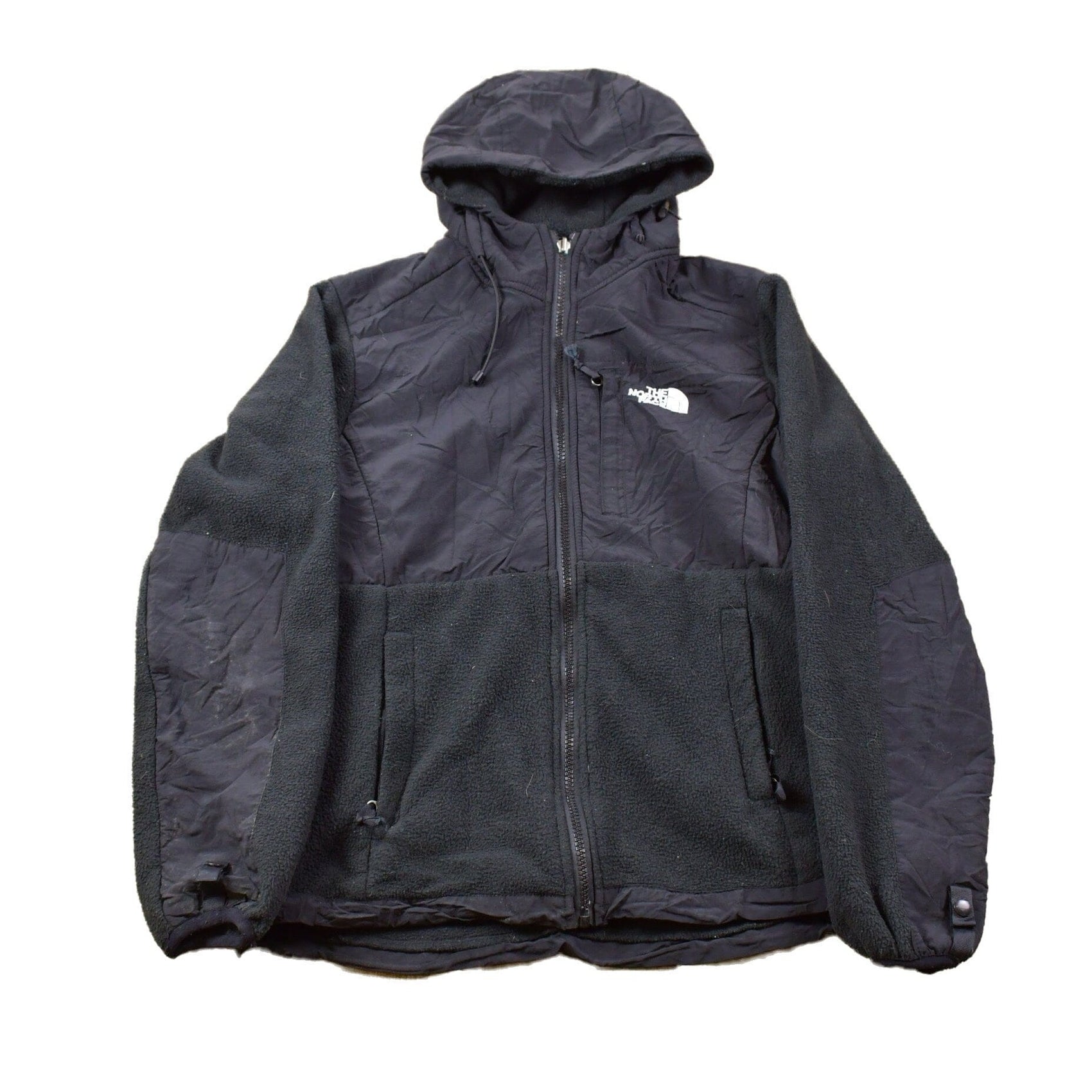 The North Face Clothing > Gender Neutral Adult Clothing > Hoodies & Sweatshirts > Sweatshirts Vintage 1990s North Face Hooded Denali Fleece Sweater Women's M