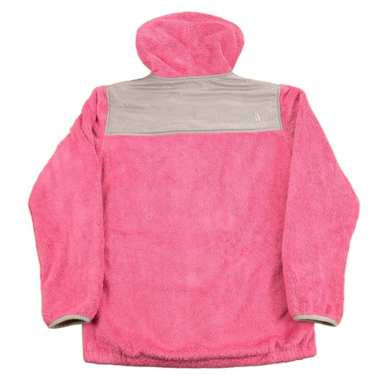 The North Face Clothing > Gender Neutral Adult Clothing > Hoodies & Sweatshirts > Sweatshirts Vintage 1990s North Face Pink Zip Up Fleece Sweater Youth XL