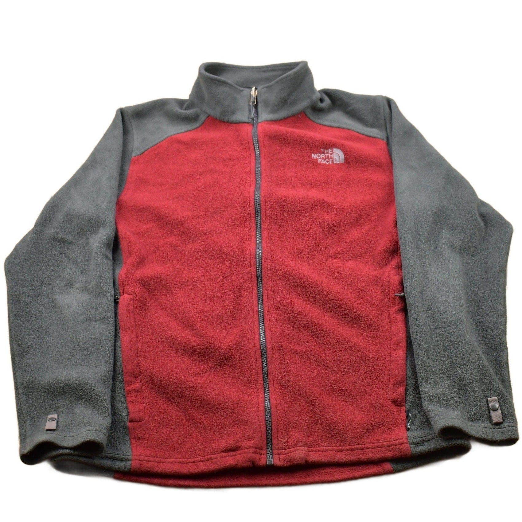 The North Face Clothing > Gender Neutral Adult Clothing > Hoodies & Sweatshirts > Sweatshirts Vintage 1990s North Face Zip Up Fleece Sweater Men's Medium