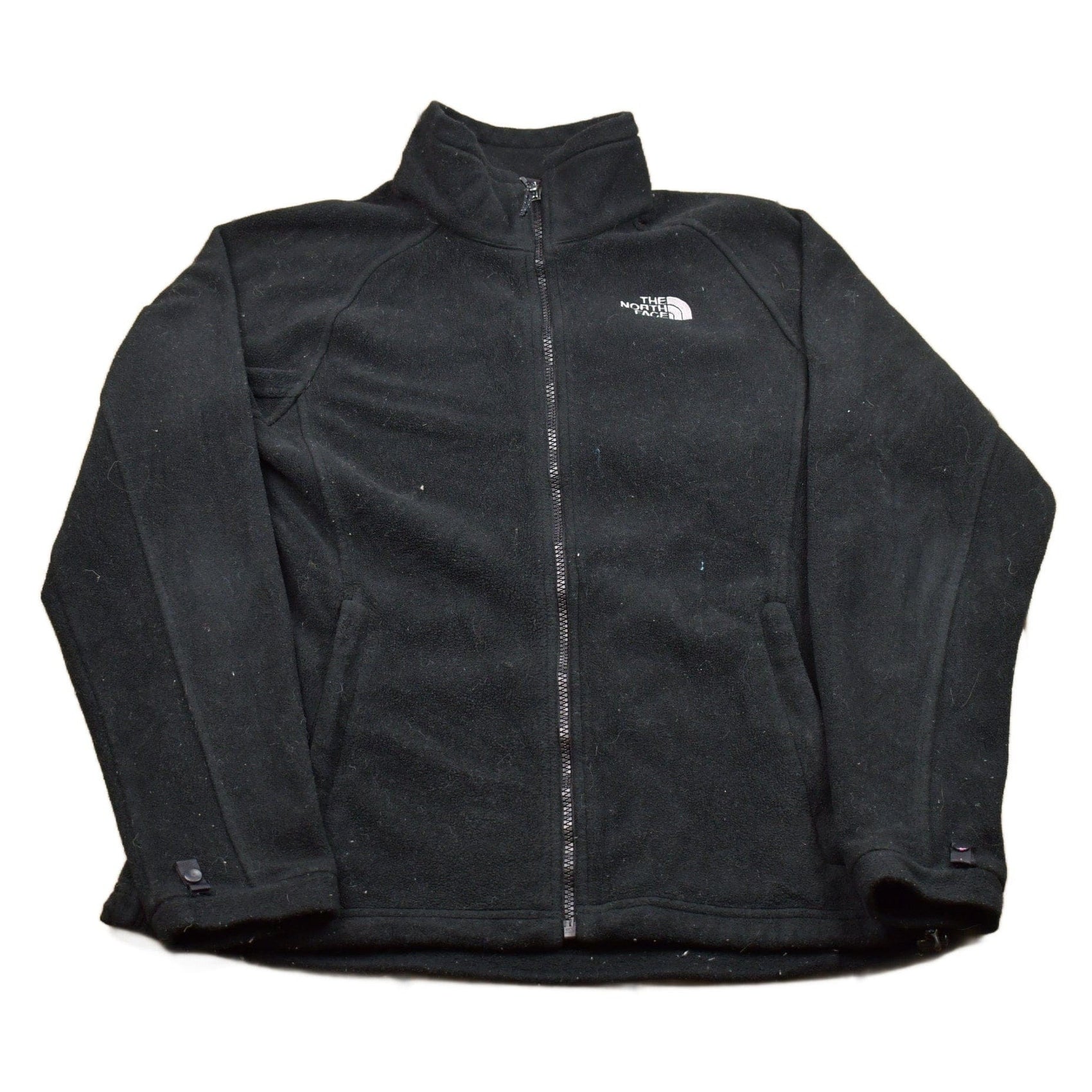 The North Face Clothing > Gender Neutral Adult Clothing > Hoodies & Sweatshirts > Sweatshirts Vintage 1990s North Face Zip Up Fleece Sweater Women's L