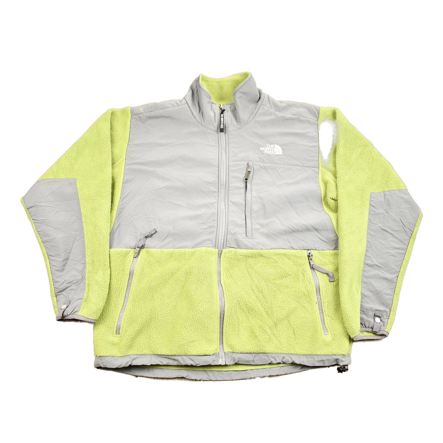 The North Face Clothing > Women's Clothing > Hoodies & Sweatshirts > Sweatshirts Vintage 1990s Lime Green The North Face Denali Fleece Sweater Women's L