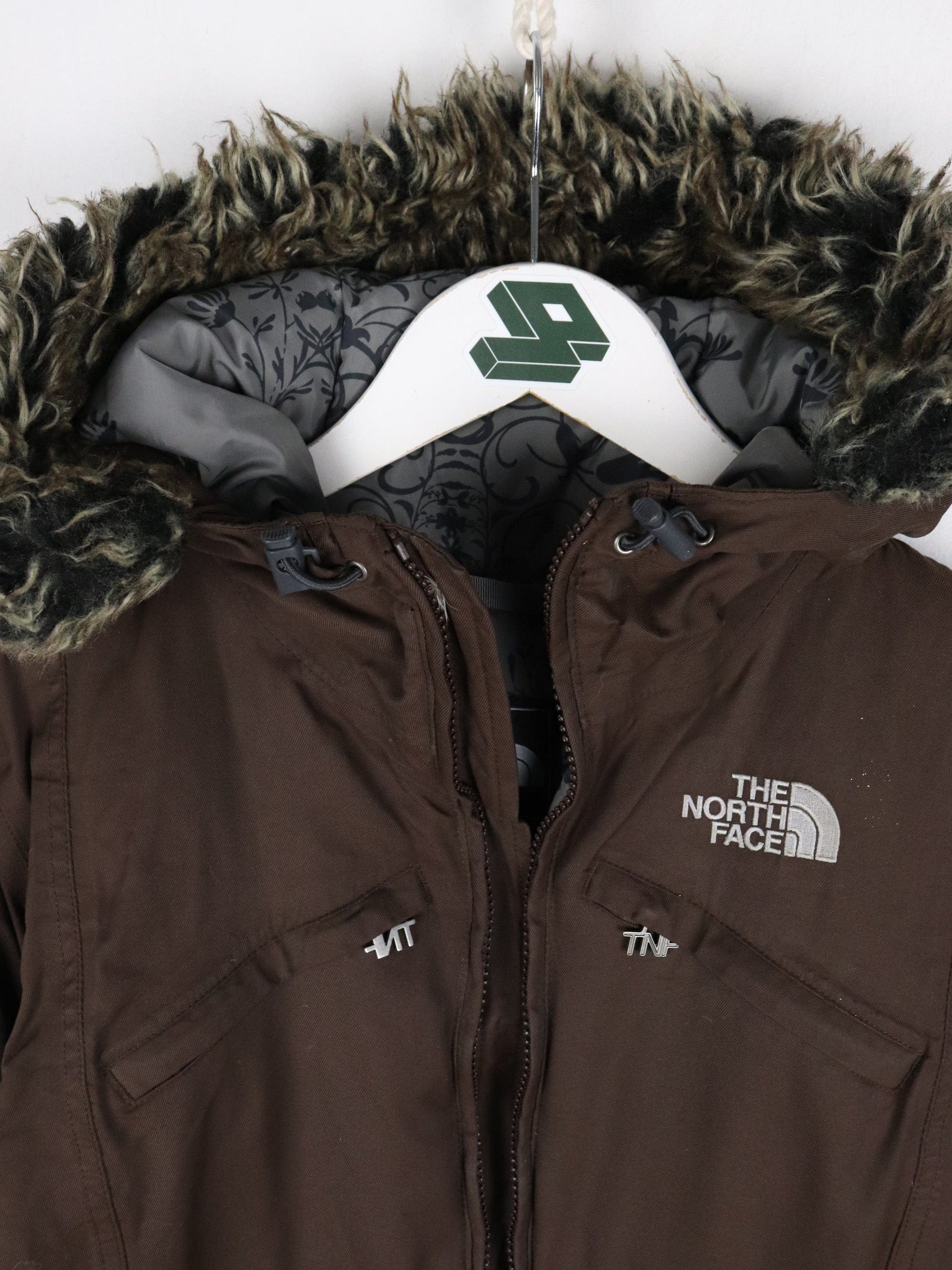 The North Face Jacket Women's XS Brown Down Parka from propervintagecanada