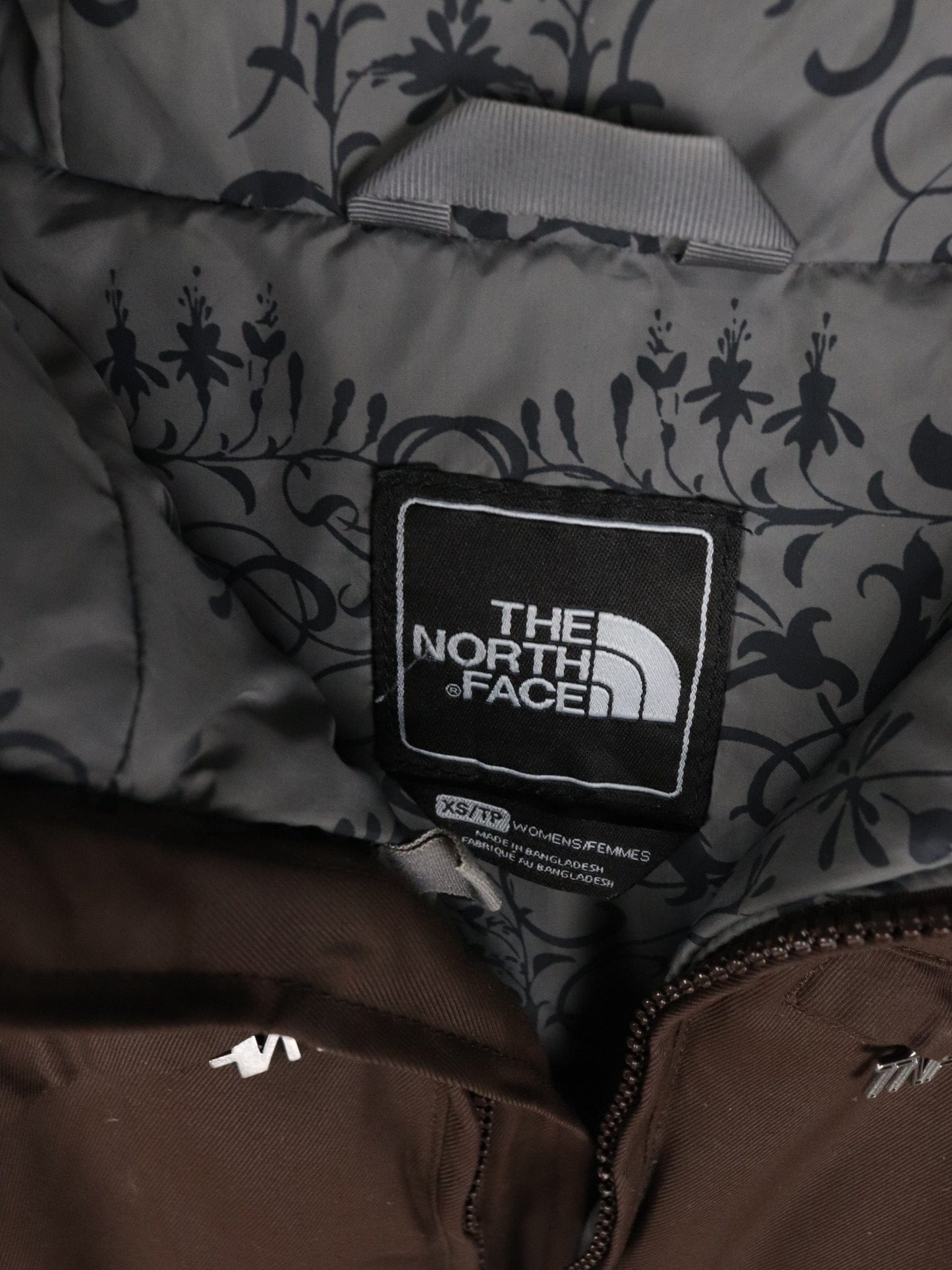 The North Face Jacket Women's XS Brown Down Parka from propervintagecanada