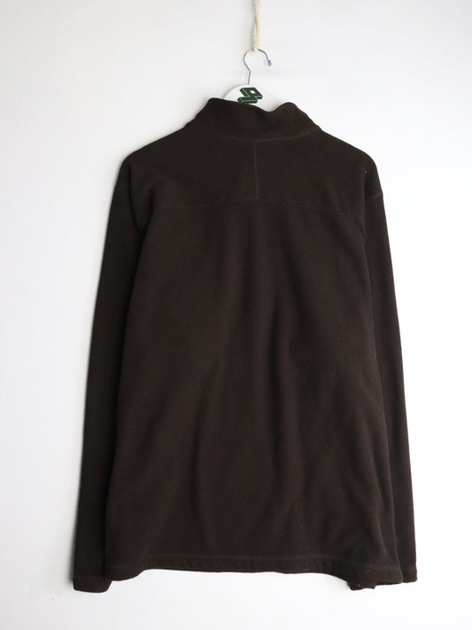 The North Face Sweater Mens 2XL Brown Quarter Zip