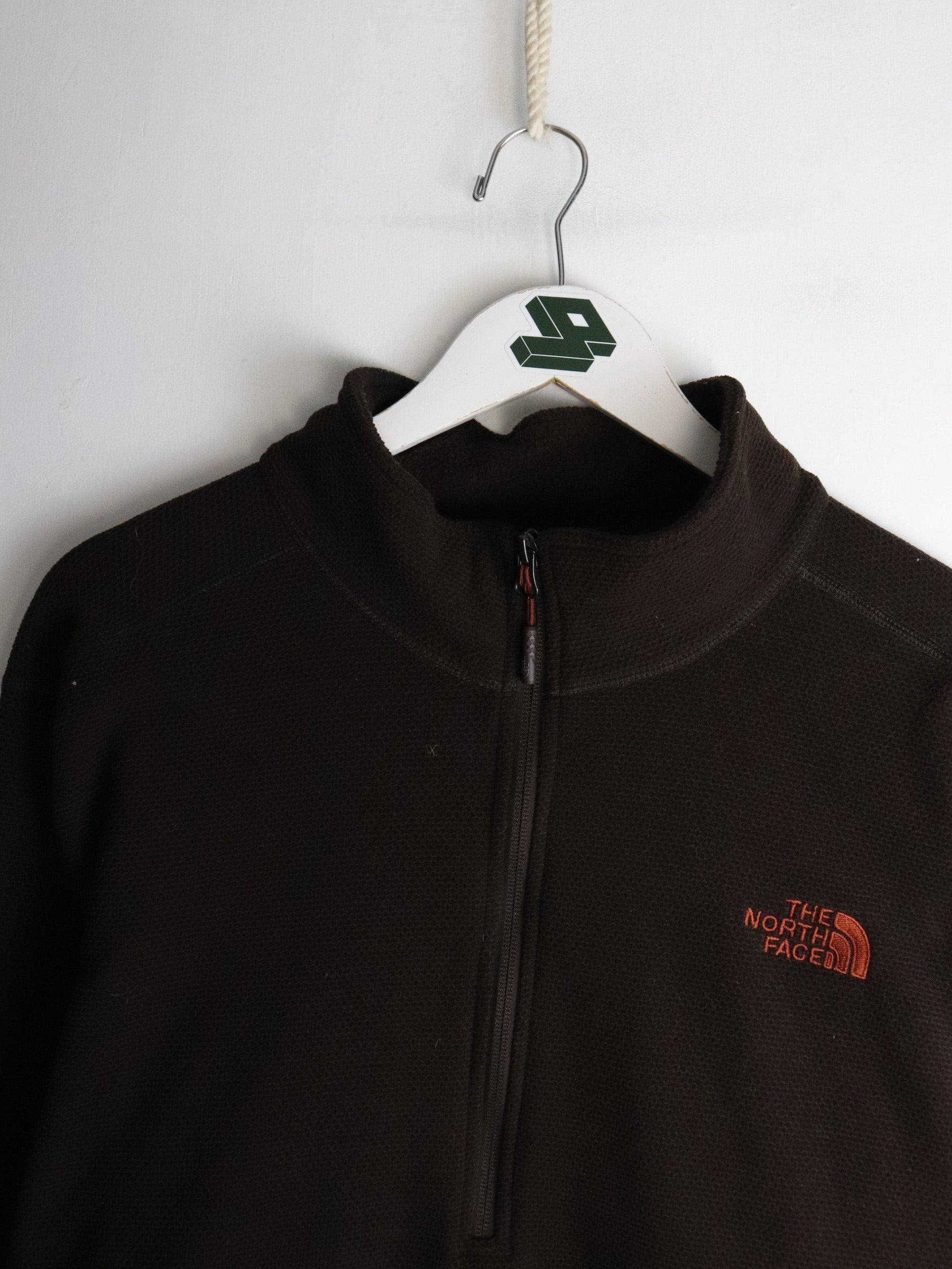The North Face Sweater Mens 2XL Brown Quarter Zip from propervintagecanada